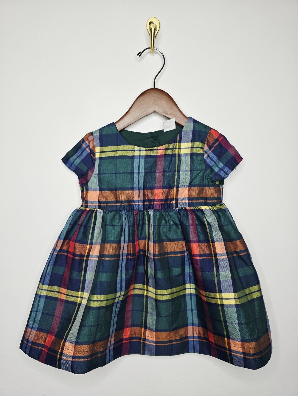 Baby Gap Holiday Plaid Dress Size 18-24 months